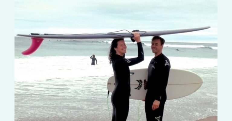 surfing with a partner