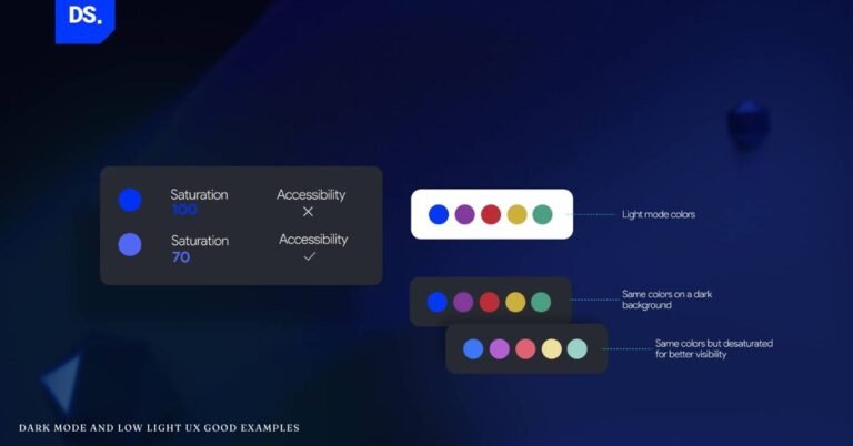 dark mode and low light ux good examples